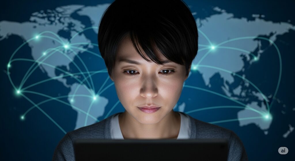 コードネームアナスタシアをどこで読めるか探している読者が、オンラインでコンテンツを閲覧している様子。