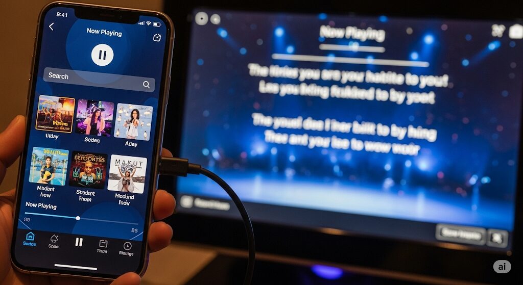 DAMとジョイサウンドのスマホアプリ連携機能。自分のスマホがリモコンになり、選曲もスムーズに。違いを比較して活用しよう。
