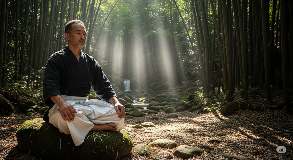 「亀仙人はなぜ長生き」かにも繋がる、自然の中で瞑想し武道家の哲学を体現する日本人武道家。