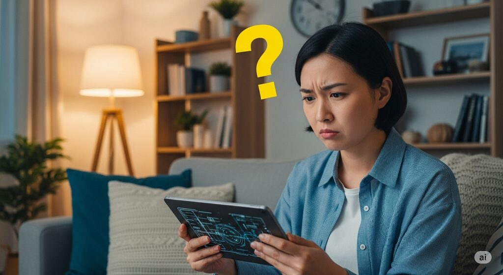 「ライチ光クラブの漫画はどこで読める」か、無料で読めるか疑問に思っている日本人女性の画像。